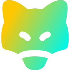 Fox Icon from Flex Gradient Set