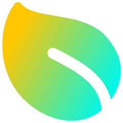 Leaf Icon from Flex Gradient Set