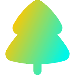 Pine Tree Icon from Flex Gradient Set