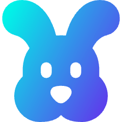 Rabbit Icon from Flex Gradient Set