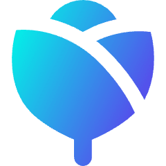 Rose Icon from Flex Gradient Set