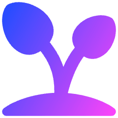 Sprout Icon from Flex Gradient Set