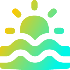 Sunset Icon from Flex Gradient Set