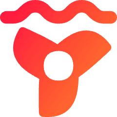 Tidal Energy Icon from Flex Gradient Set