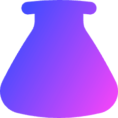 Erlenmeyer Flask Icon from Flex Gradient Set