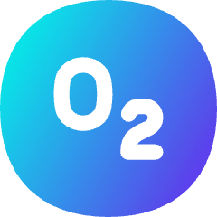 Oxygen Icon from Flex Gradient Set