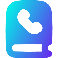 Contact Phonebook 2 Icon from Flex Gradient Set