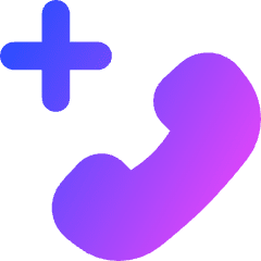 Add Call Icon from Flex Gradient Set