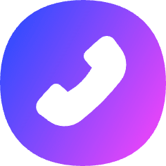 Phone Circle Icon from Flex Gradient Set