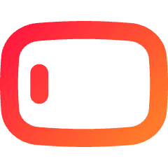 Phone Landscape Icon from Flex Gradient Set