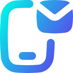 Phone Mail Icon from Flex Gradient Set