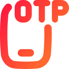 Phone Otp Icon from Flex Gradient Set