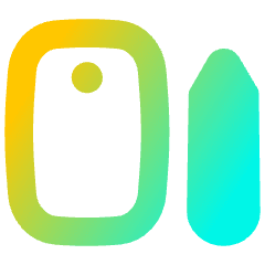 Phone Pen 2 Icon from Flex Gradient Set
