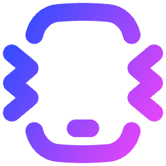 Phone Vibrate Icon from Flex Gradient Set