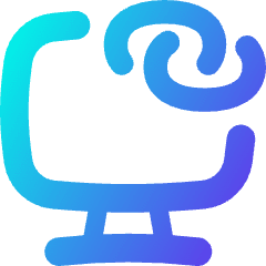 Desktop Personal Hotspot Icon from Flex Gradient Set