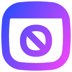 Browser Block Icon from Flex Gradient Set