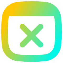 Browser Delete Icon from Flex Gradient Set