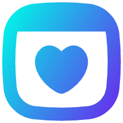 Browser Favorite Heart Icon from Flex Gradient Set