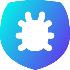 Bug Antivirus Shield Icon from Flex Gradient Set