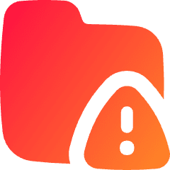 Threat Folder Icon from Flex Gradient Set