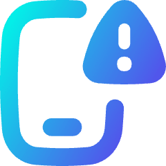 Threat Phone Icon from Flex Gradient Set