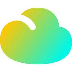 Cloud Icon from Flex Gradient Set