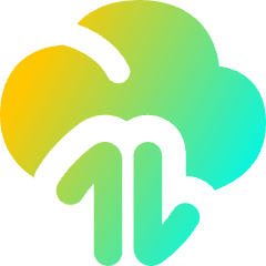 Cloud Data Transfer Icon from Flex Gradient Set