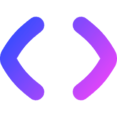 Angle Brackets Icon from Flex Gradient Set