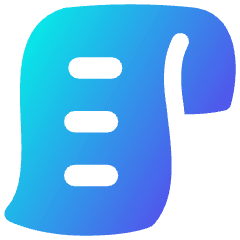 Script 2 Icon from Flex Gradient Set