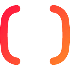 Square Brackets Icon from Flex Gradient Set