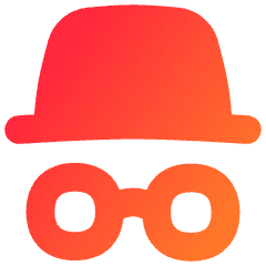 Incognito Mode Icon from Flex Gradient Set