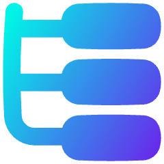 Web Hierarchy Icon from Flex Gradient Set