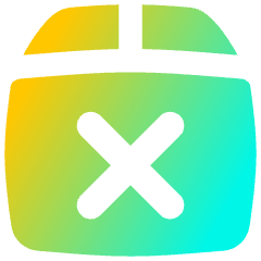 Shipment Delivery Fail Icon from Flex Gradient Set
