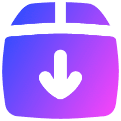Shipment Download Icon from Flex Gradient Set