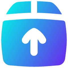 Shipment Upload Icon from Flex Gradient Set