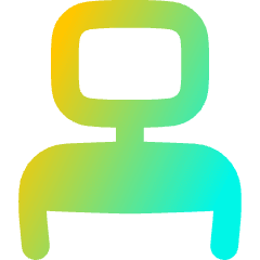 Workspace Desk Icon from Flex Gradient Set