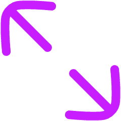Line Arrow Expand Diagonal Large 2 Icon from Flex Neon Set