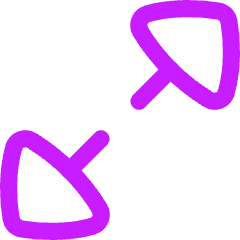 Triangle Arrow Expand Diagonal Large 1 Icon from Flex Neon Set