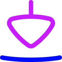 Triangle Arrow Move Down Large 1 Icon from Flex Neon Set