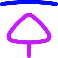 Triangle Arrow Move Up Large 1 Icon from Flex Neon Set