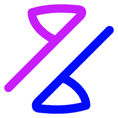 Triangle Arrow Transfer Diagonal Large 1 Icon from Flex Neon Set