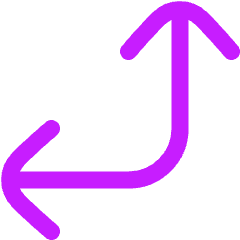 Line Arrow Bottom Right Corner Large Icon from Flex Neon Set