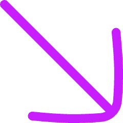 Line Arrow Diagonal Bottom Right Large Icon from Flex Neon Set