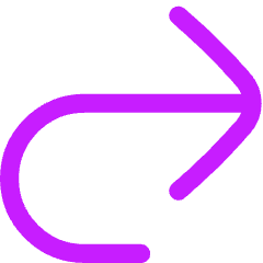 Line Arrow Turn Forward Large Icon from Flex Neon Set