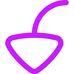 Triangle Arrow Bend Left Down Large Icon from Flex Neon Set
