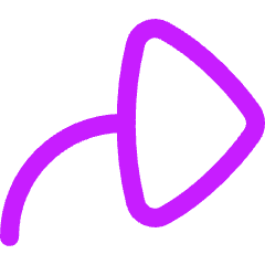 Triangle Arrow Bend Up Right Large Icon from Flex Neon Set