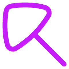Triangle Arrow Diagonal Upper Left Large Icon from Flex Neon Set
