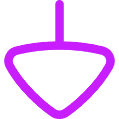 Triangle Arrow Down Large 1 Icon from Flex Neon Set