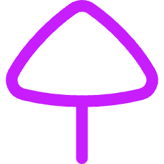 Triangle Arrow Up Large 1 Icon from Flex Neon Set