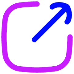 Line Arrow Expand Window 1 Icon from Flex Neon Set